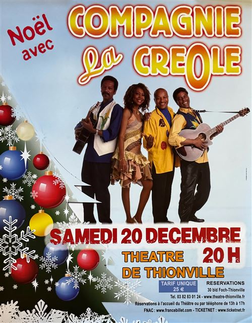 Affiche - Noël avec la Compagnie Créole - 56x72cm État correct - N/A reconditionné disponible sur Fnac