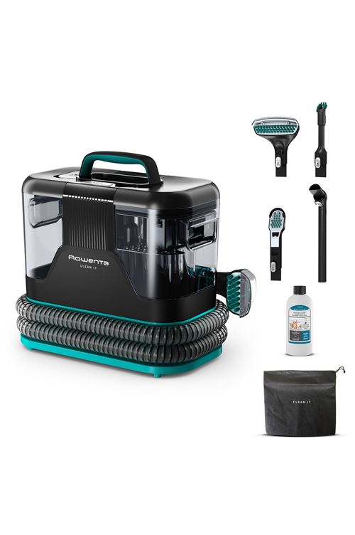 Nettoyeur détacheur Rowenta Clean It IN5020F0 Noir Bleu Reconditionné État correct - Rowenta reconditionné disponible sur Fnac