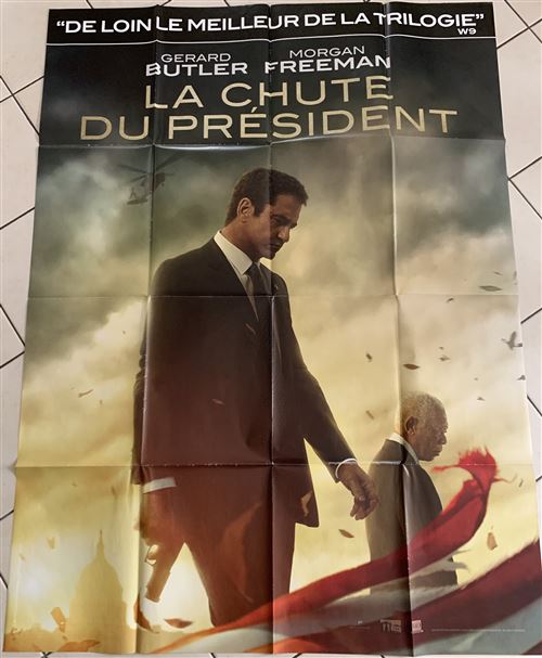 La Chute du président - 2019 - Gerard Butler - Morgan Freeman - 116x158cm - Affiche de cinéma originale pliée État correct - N/A reconditionné disponible sur Fnac