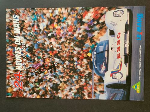 24H du Mans - 1992 - Peugeot / Esso - AFFICHE État correct - N/A reconditionné disponible sur Fnac