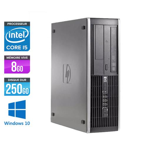 Pc Elite 8100 SFF - Noir - Intel Core i5-650 / 3.2 GHz - RAM 8 Go - HDD 250 Go - DVDRW - Gigabit Ethernet - Windows 10 Professionnel État correct - Hewlett-Packard reconditionné disponible sur Fnac