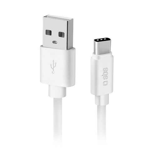 Câble de données et de chargement Type C SBS Collection Polo 1,5 m Blanc État correct - N/A reconditionné disponible sur Fnac
