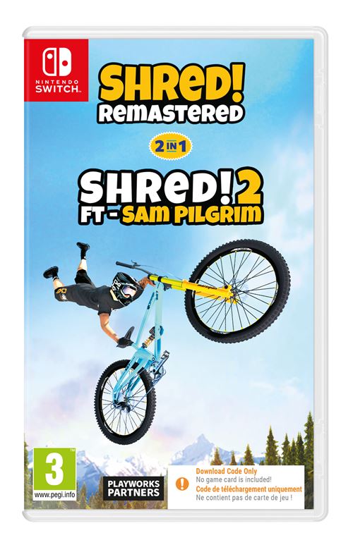 Shred! 2 ft Sam Pilgrim Remastered Edition Code in a Box Nintendo Switch État correct - Just for Games reconditionné disponible sur Fnac