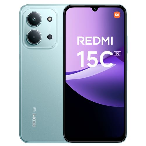 Acheter Smartphone Xiaomi Redmi 15C 6,9” 5G Double nano SIM 256 Go Mint Green État correct - 149,26 € Smartphone Xiaomi Redmi 15C 6,9” 5G Double nano SIM 256 Go Mint Green État correct - Xiaomi reconditionné disponible sur Fnac