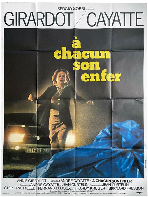 Acheter Affiche de Cinéma Originale - à chacun son enfer - 1977 - André Cayatte, Annie Girardot, - 116x158cm État correct - 22,99 € Affiche de Cinéma Originale - à chacun son enfer - 1977 - André Cayatte, Annie Girardot, - 116x158cm État correct - N/A reconditionné disponible sur Fnac