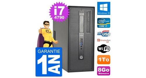 Pc tour hp prodesk 600 g1 intel i7-4790 ram 8go disque dur 1to windows 10 wifi État correct - N/A reconditionné disponible sur Fnac
