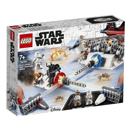 Acheter LEGO® Star Wars™ 75239 Action Battle L’attaque du générateur de Hoth™ État correct - 42,99 € LEGO® Star Wars™ 75239 Action Battle L’attaque du générateur de Hoth™ État correct - Lego reconditionné disponible sur Fnac