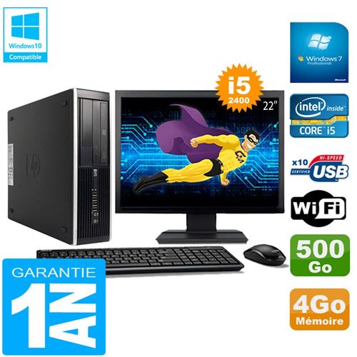 Acheter Pc hp compaq pro 6300 sff i5-2400 4go 500go graveur dvd wifi w7 ecran 22' État correct - 279,00 € Pc hp compaq pro 6300 sff i5-2400 4go 500go graveur dvd wifi w7 ecran 22' État correct - Hewlett-Packard reconditionné disponible sur Fnac