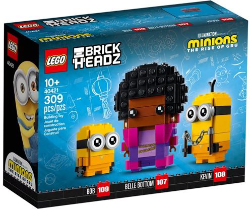 LEGO® BrickHeadz™ 40421 Minions Belle Bottom, Bob et Kevin Minions État correct - N/A reconditionné disponible sur Fnac