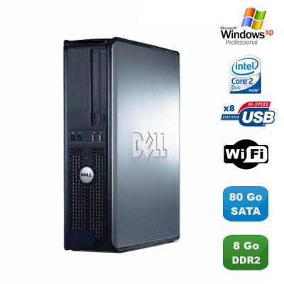 Pc dell optiplex 760 dt intel core 2 duo e8400 3ghz 8go ddr2 80go wifi xp pro État correct - Dell reconditionné disponible sur Fnac