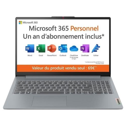 Acheter Lenovo IdeaPad Slim 3 15IAN8 82XB - Conception de charnière à 180 degrés - Intel N-series - N100 / jusqu'à 3.4 GHz - Win 11 Home in S mode - UHD Graphics - 4 Go RAM - 128 Go SSD UFS 3.1 - 15.6"" TN 1920 x 1080 (Full HD) - Wi-Fi 6 - gris arctique - clav État correct - 229,00 € Lenovo IdeaPad Slim 3 15IAN8 82XB - Conception de charnière à 180 degrés - Intel N-series - N100 / jusqu'à 3.4 GHz - Win 11 Home in S mode - UHD Graphics - 4 Go RAM - 128 Go SSD UFS 3.1 - 15.6"" TN 1920 x 1080 (Full HD) - Wi-Fi 6 - gris arctique - clav État correct - N/A reconditionné disponible sur Fnac