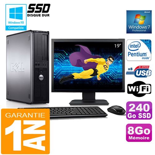 Acheter Pc dell 780 dt intel e5300 ram 8go disque 240 go ssd wifi w7 ecran 19' État correct - 179,00 € Pc dell 780 dt intel e5300 ram 8go disque 240 go ssd wifi w7 ecran 19' État correct - Dell reconditionné disponible sur Fnac