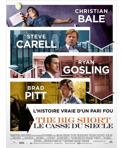 The Big Short AFFICHE CINEMA ORIGINALE État correct - N/A reconditionné disponible sur Fnac