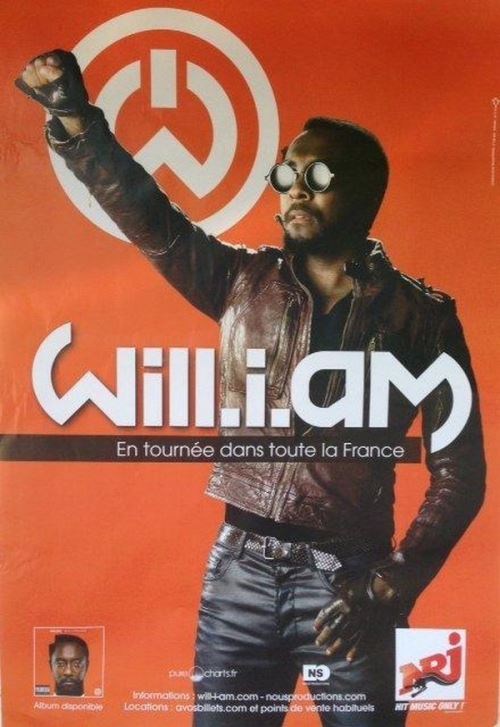 Will.i.am - 70x100 cm - AFFICHE / POSTER État correct - N/A reconditionné disponible sur Fnac