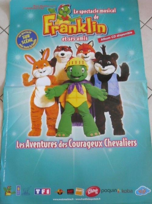 Franklin et Ses Amis - 80x120 cm - AFFICHE / POSTER État correct - N/A reconditionné disponible sur Fnac