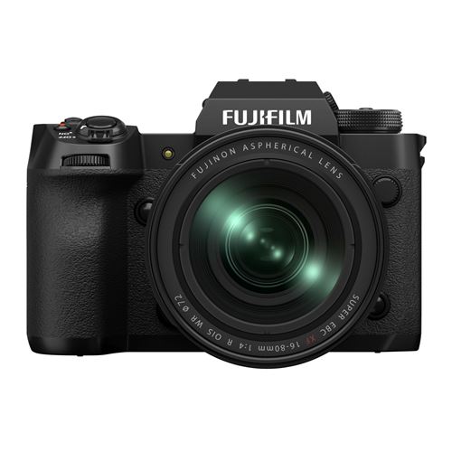 Appareil photo hybride Fujifilm X-H2 noir + XF 16-80mm f/4 R OIS WR État correct - Fujifilm reconditionné disponible sur Fnac