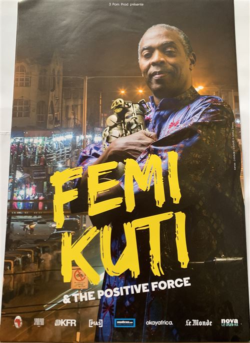 FEMI KUTI - And the Positive Force - 40x60cm - Affiche État correct - N/A reconditionné disponible sur Fnac