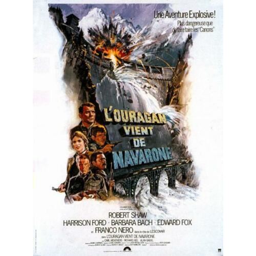 L'ouragan vient de Navarone - 1978 - Harrison Ford - 40x60cm - Affiche État correct - N/A reconditionné disponible sur Fnac