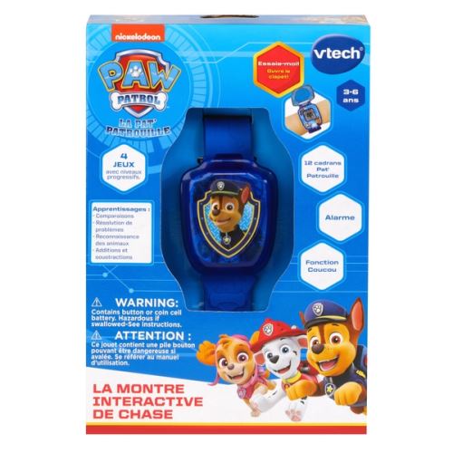 Montre interactive de Chase Vtech Pat Patrouille Bleu État correct - VTech reconditionné disponible sur Fnac
