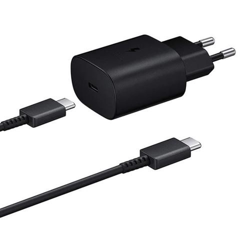 Chargeur Secteur Rapide 25W avec Cable de charge USB-C Type C pour Samsung Galaxy S21 Plus 5G SM-G966B 6.7 - Noir - Visiodirect - État correct - N/A reconditionné disponible sur Fnac