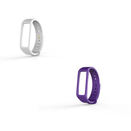 Bracelets Interchangeables MyKronoz Blanc et Violet pour Zefit État correct - MyKronoz reconditionné disponible sur Fnac
