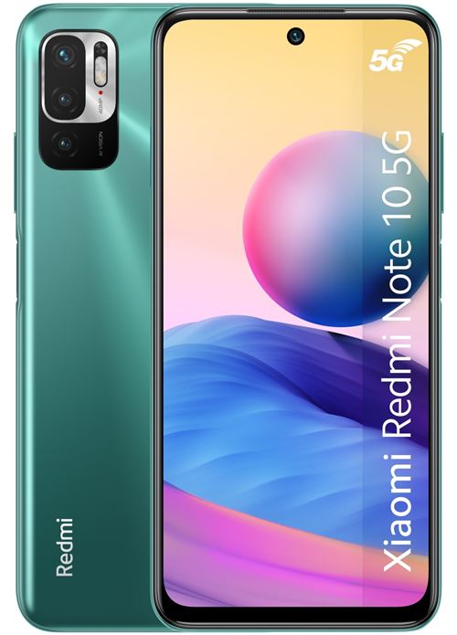 Smartphone Xiaomi Redmi Note 10 5G 6,5"" 64 Go Double SIM Vert État correct - Xiaomi reconditionné disponible sur Fnac