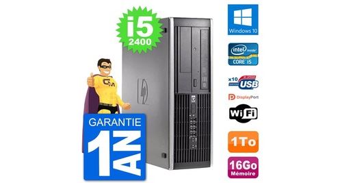 Pc hp compaq 6200 pro sff intel i5-2400 ram 16go disque dur 1to windows 10 wifi État correct - N/A reconditionné disponible sur Fnac