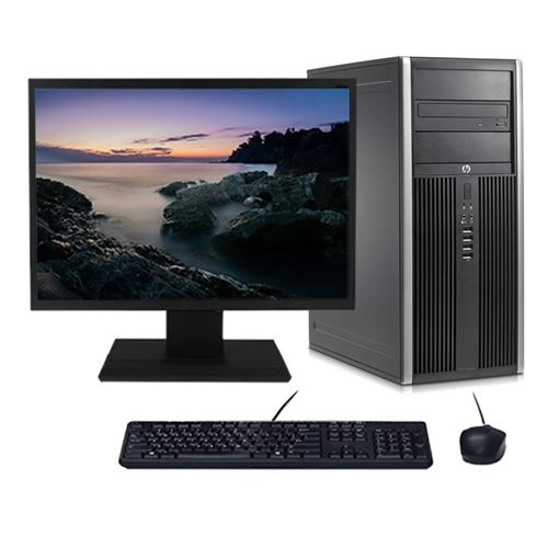 Acheter PC HP Elite 8300 CMT i5-3470 3.60GHz 8Go/480Go SSD Wifi W10 + Ecran 19 État correct - 309,00 € PC HP Elite 8300 CMT i5-3470 3.60GHz 8Go/480Go SSD Wifi W10 + Ecran 19 État correct - Hewlett-Packard reconditionné disponible sur Fnac