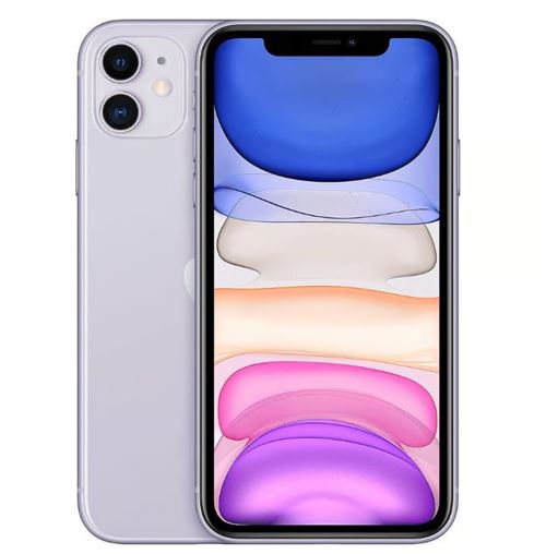 iPhone 11 6,1"" 64 Go Mauve Reconditionné avec BATTERIE NEUVE État correct - N/A reconditionné disponible sur Fnac