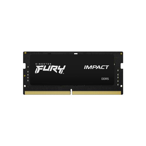 Acheter Kingston FURY Impact - DDR5 - module - 16 Go - SO DIMM 262 broches - 4800 MHz / PC5-38400 - CL38 - 1.1 V - mémoire sans tampon - on-die ECC - pour Intel Next Unit of Computing 13 Extreme Kit - NUC13RNGi9 État correct - 215,93 € Kingston FURY Impact - DDR5 - module - 16 Go - SO DIMM 262 broches - 4800 MHz / PC5-38400 - CL38 - 1.1 V - mémoire sans tampon - on-die ECC - pour Intel Next Unit of Computing 13 Extreme Kit - NUC13RNGi9 État correct - N/A reconditionné disponible sur Fnac