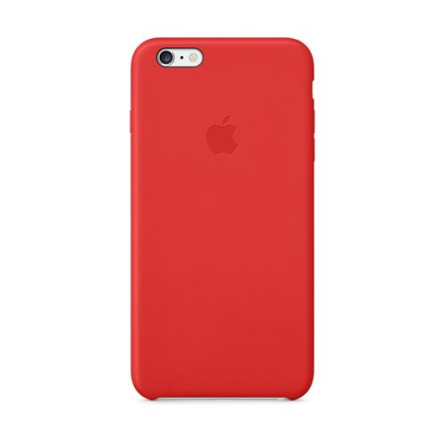 Coque en cuir Apple pour iPhone 6 Plus, 5.5"" , Rouge vif État correct - Apple reconditionné disponible sur Fnac