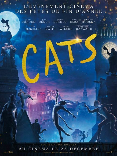 Acheter Cats - 2019 - Taylor Swift, Jason Derulo - 40x60cm - Affiche de cinéma originale pliée État correct - 13,99 € Cats - 2019 - Taylor Swift, Jason Derulo - 40x60cm - Affiche de cinéma originale pliée État correct - N/A reconditionné disponible sur Fnac