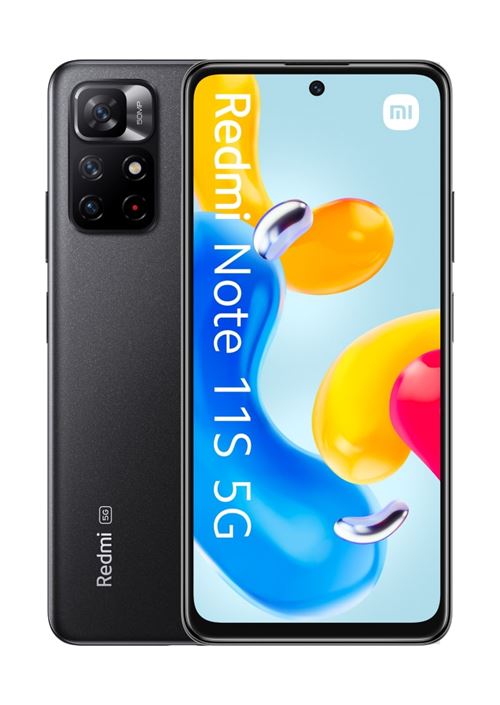 Acheter Smartphone Xiaomi Redmi Note 11S 6,6"" 5G Double SIM 128 Go Noir minuit État correct - 139,03 € Smartphone Xiaomi Redmi Note 11S 6,6"" 5G Double SIM 128 Go Noir minuit État correct - Xiaomi reconditionné disponible sur Fnac
