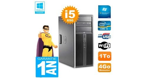 Pc hp 8100 tour core i5-650 ram 4go disque 1to graveur dvd wifi w7 État correct - N/A reconditionné disponible sur Fnac