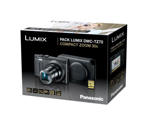 Acheter Pack Compact Panasonic Lumix DMC-TZ70 Noir + Etui en cuir + Carte SDHC 8Go État correct - 465,06 € Pack Compact Panasonic Lumix DMC-TZ70 Noir + Etui en cuir + Carte SDHC 8Go État correct - Panasonic reconditionné disponible sur Fnac