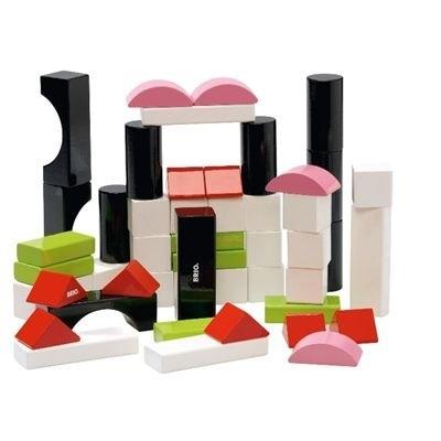 BRIO - 30156 - JOUET PREMIER AGE EN BOIS - 50 CUBES COLORÉS - BOIS LAQUÉ  - Brio reconditionné disponible sur Fnac