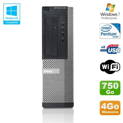 Pc dell optiplex 390 dt g630 2.7ghz 4go 750go graveur dvd wifi hdmi win 7 pro État correct - Dell reconditionné disponible sur Fnac
