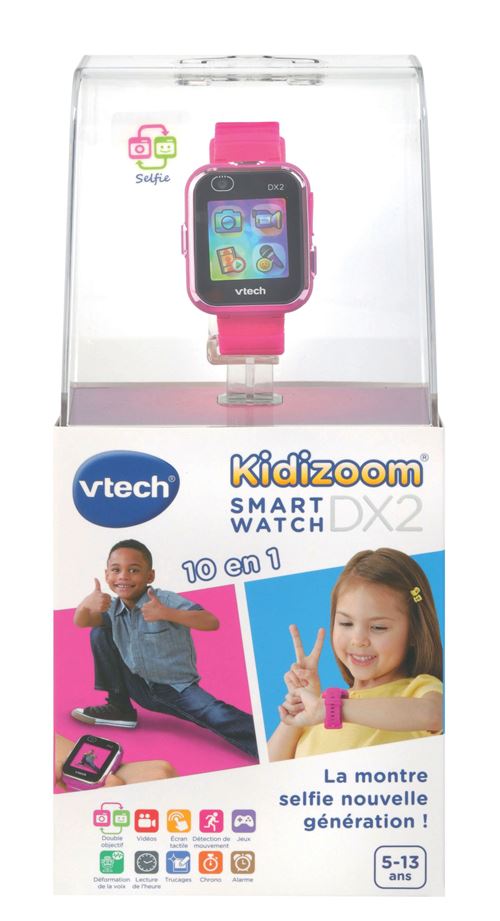 Montre Vtech Smartwatch Kidizoom DX2 Rose État correct - VTech reconditionné disponible sur Fnac