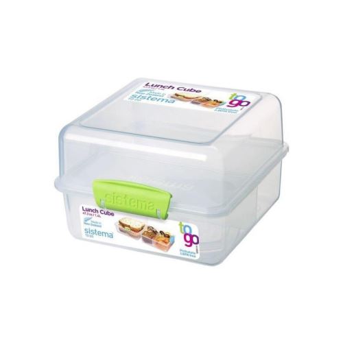 SISTEMA Boîte alimentaire repas a clips Lunch Cube To Go - 1,4L État correct - Sistema reconditionné disponible sur Fnac