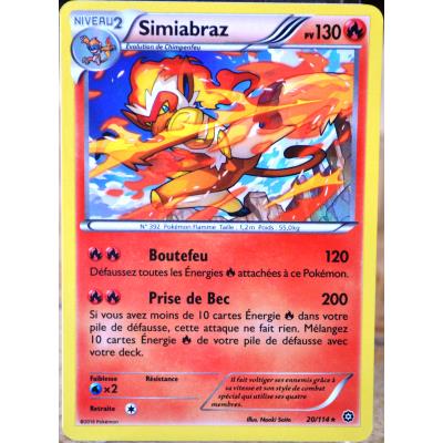 Acheter carte Pokémon 20/114 Simiabraz 130 PV - HOLO État correct - 16,00 € carte Pokémon 20/114 Simiabraz 130 PV - HOLO État correct - Pokémon reconditionné disponible sur Fnac