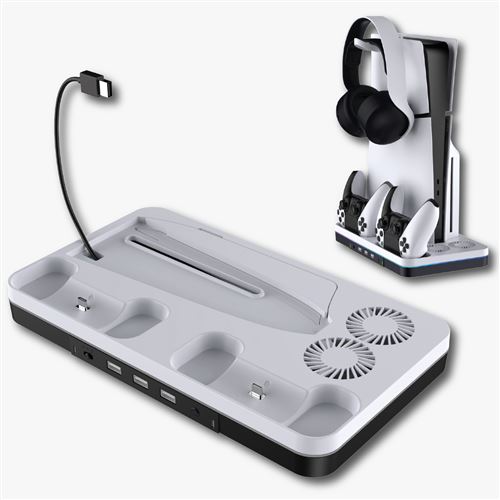 Base Alpha Omega Players Slim pour PS5 Noir et Blanc - État correct N/A sur Fnac