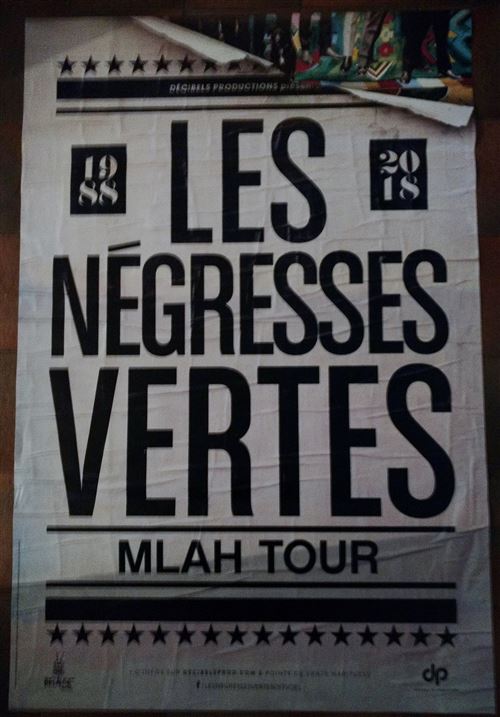 Les Négresses Vertes - MLAH Tour - AFFICHE État correct - N/A reconditionné disponible sur Fnac