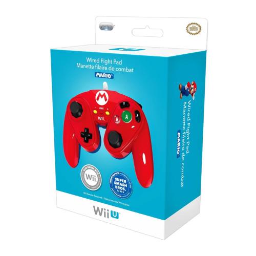 Manette filaire Nintendo Fight Pad pour Wii U modèle Mario État correct - Nintendo reconditionné disponible sur Fnac