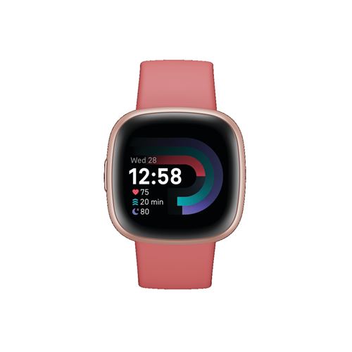 Acheter Montre connectée Fitbit Versa 4 Rose inclus 6 mois à Fitbit Premium État correct - 192,99 € Montre connectée Fitbit Versa 4 Rose inclus 6 mois à Fitbit Premium État correct - Fitbit reconditionné disponible sur Fnac