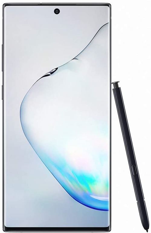 Samsung Galaxy Note10+ - 4G smartphone - double SIM - RAM 12 Go / Mémoire interne 256 Go - microSD slot - OLED display - 6.8"" - 3040 x 1440 pixels - 4x caméras arrière 16 MP, 12 MP, 12 MP, 0,3 MP - front camera 10 MP - lueur d'aura État correct - N/A reconditionné disponible sur Fnac