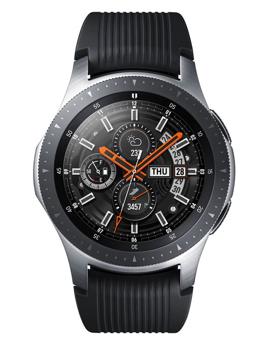 Montre connectée Bluetooth Samsung Galaxy Watch 46 mm Gris Acier État correct - Samsung reconditionné disponible sur Fnac