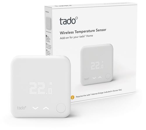 Acheter tado Sonde de temperature sans fils État correct - 42,99 € tado Sonde de temperature sans fils État correct - Tado° reconditionné disponible sur Fnac