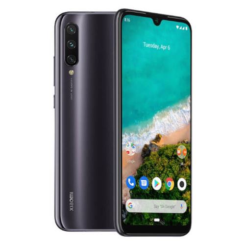 Xiaomi MI A3 - Android One - 4G smartphone - double SIM - RAM 4 Go / Mémoire interne 128 Go - microSD slot - écran OEL - 6.088"" - 1560 x 720 pixels - 3 x caméras arrière 48 MP, 8 MP, 2 MP - front camera 32 MP - sorte de gris État correct - Xiaomi reconditionné disponible sur Fnac