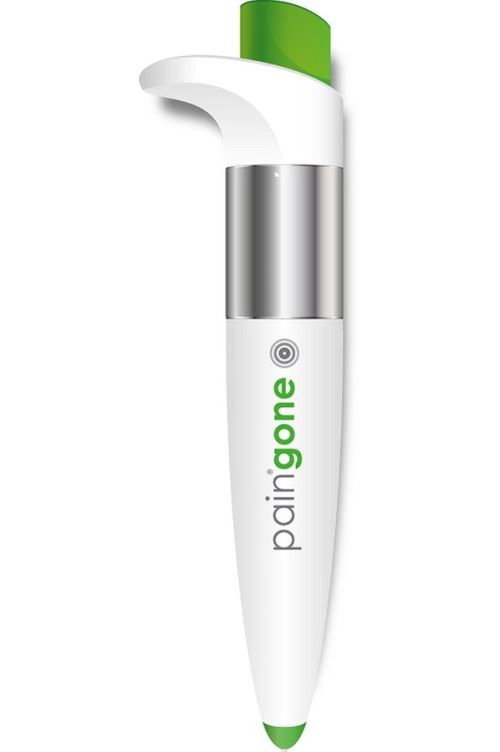 Electro-stimulateur portable anti douleurs Paingone Original Blanc et Vert État correct - Paingone reconditionné disponible sur Fnac