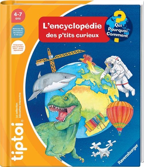 Jeu éducatif Ravensburger Tiptoi L’encyclopédie des p’tits curieux État correct - Ravensburger reconditionné disponible sur Fnac